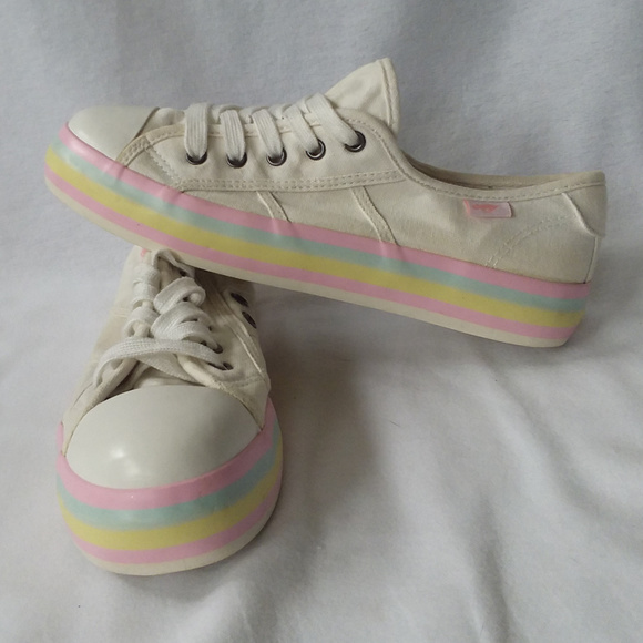 rocket dog rainbow sneakers